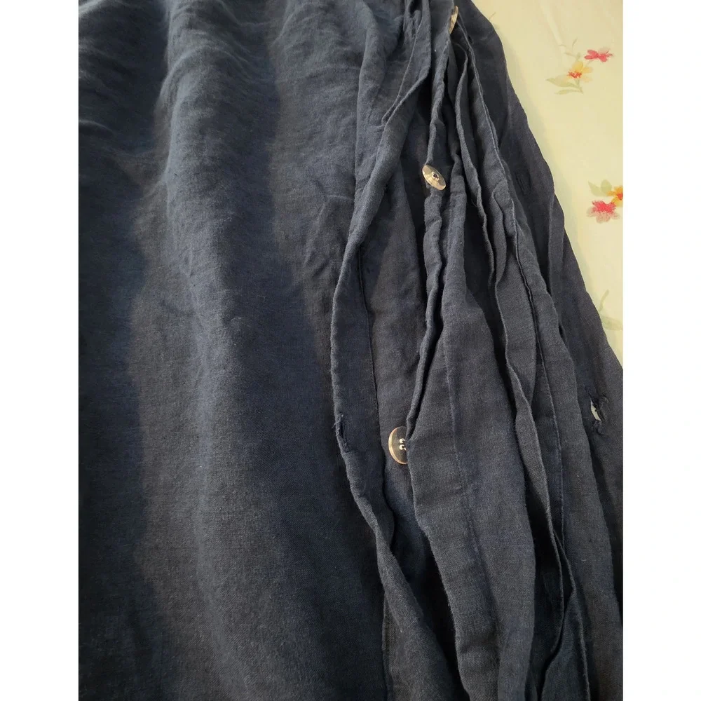 Quince Navy Blue Duvet Cover